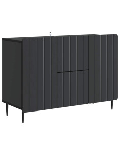 Credenza Nero 89 x 34,5 x 62 cm Legno ingegnerizzato