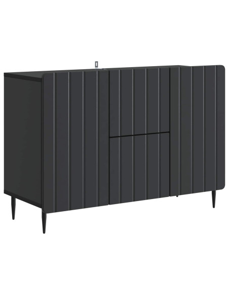 Credenza Nero 89 x 34,5 x 62 cm Legno ingegnerizzato