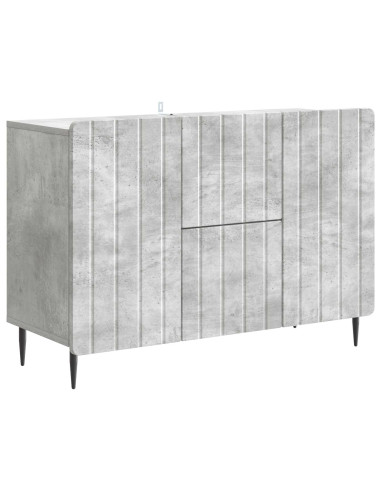 Credenza Grigio Cemento 89 x 34,5 x 62 cm Legno ingegnerizzato
