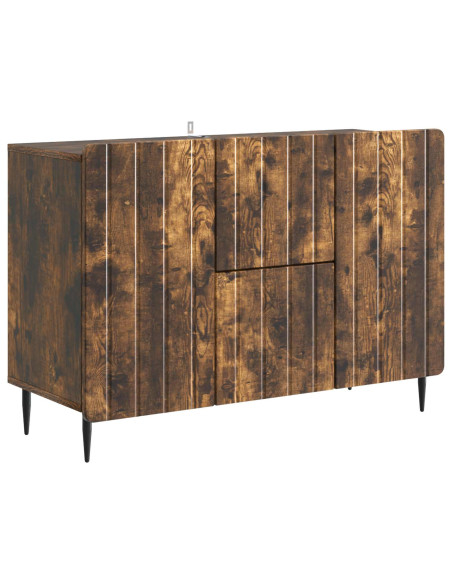 Credenza Rovere Fumo 89 x 34,5 x 62 cm Legno ingegnerizzato