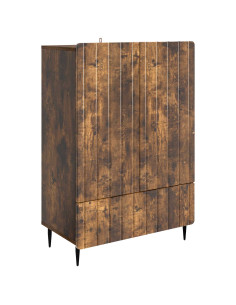 Credenza Rovere Fumo 66 x 34,5 x 97 cm Legno ingegnerizzato
