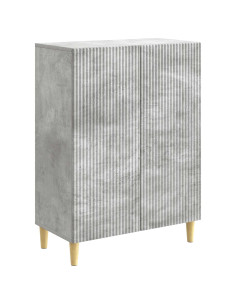 Credenza Grigio Cemento 66 x 34,5 x 90 cm Legno ingegnerizzato