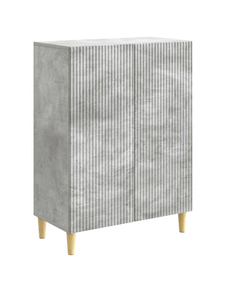Credenza Grigio Cemento 66 x 34,5 x 90 cm Legno ingegnerizzato