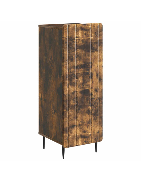 Credenza Rovere Fumo 34,5 x 33 x 92 cm Legno ingegnerizzato