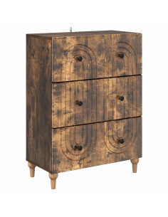 Mobile con Cassetti Rovere Fumo 66 x 34,5 x 90 cm