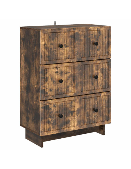 Mobile con Cassetti Rovere Fumo 66 x 34,5 x 90 cm