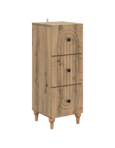 Mobile con Cassetti Rovere Artigianale 33 x 34,5 x 90 cm