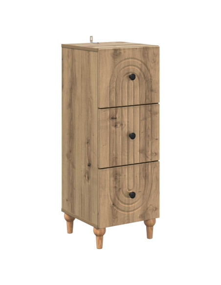 Mobile con Cassetti Rovere Artigianale 33 x 34,5 x 90 cm