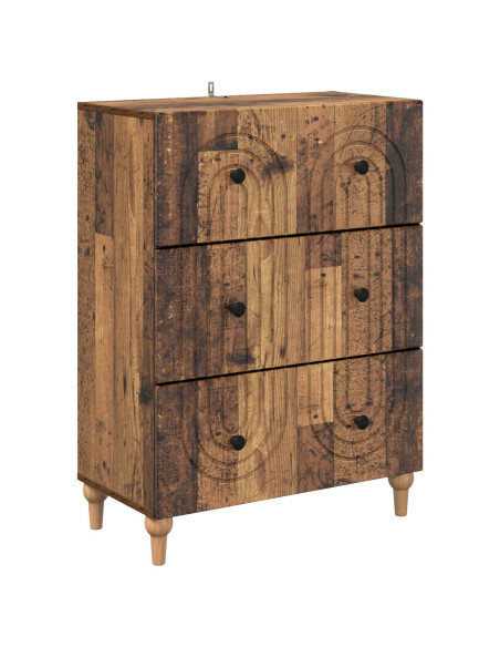 Mobile con Cassetti Legno antico 66 x 34,5 x 90 cm
