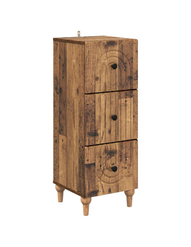 Mobile con Cassetti Legno antico 33 x 34,5 x 90 cm