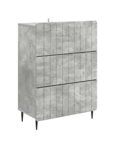Mobile con Cassetti Grigio Cemento 66 x 34,5 x 92 cm