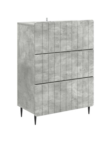 Mobile con Cassetti Grigio Cemento 66 x 34,5 x 92 cm
