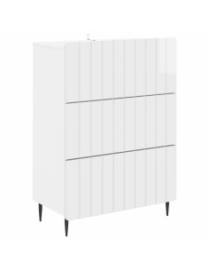 Mobile con Cassetti Bianco Lucido 66 x 34,5 x 92 cm