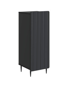 Credenza Nero 34,5 x 33 x 92 cm Legno ingegnerizzato