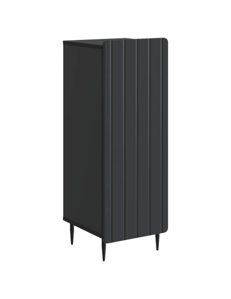 Credenza Nero 34,5 x 33 x 92 cm Legno ingegnerizzato