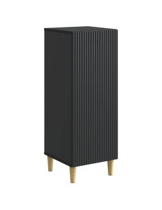 Credenza Nero 33 x 34,5 x 90 cm Legno ingegnerizzato