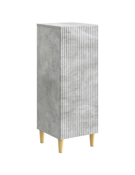 Credenza Grigio Cemento 33 x 34,5 x 90 cm Legno ingegnerizzato