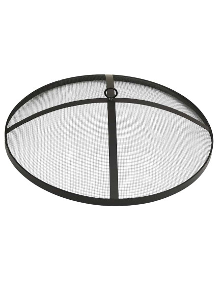 Braciere e Barbecue 2in1 e Attizzatoio 59x59x60 cm Acciaio Inox