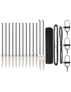 Palo della recinzione Grigio 2