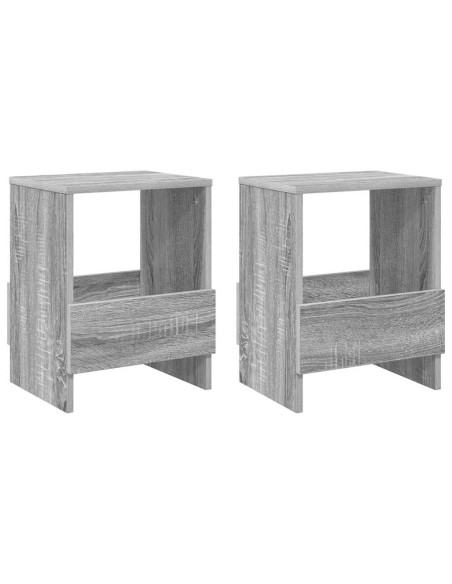 Scaffale per riviste 2 pcs Grigio Sonoma 35 x 30 x 45 cm