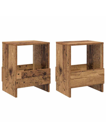 Scaffale per riviste 2 pcs Legno vecchio 35 x 30 x 45 cm