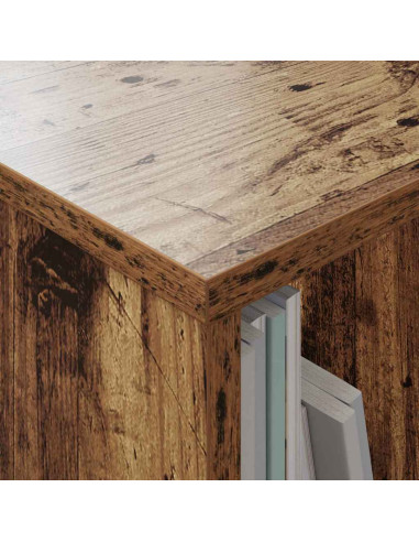 Scaffale per riviste 2 pcs Legno vecchio 35 x 30 x 45 cm