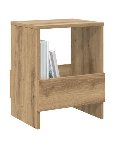 Scaffale per riviste 2 pcs Rovere artigianale 35 x 30 x 45 cm