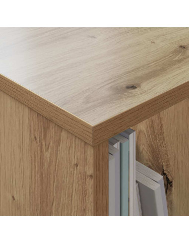 Scaffale per riviste 2 pcs Rovere artigianale 35 x 30 x 45 cm