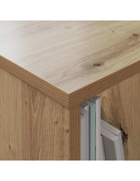 Scaffale per riviste 2 pcs Rovere artigianale 35 x 30 x 45 cm