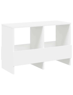 Scaffale per riviste Bianco 68,5 x 30 x 45 cm 2