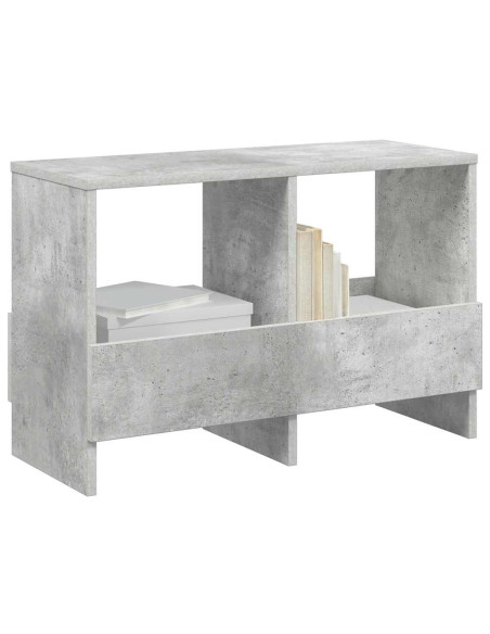 Scaffale per riviste Grigio cemento 68,5 x 30 x 45 cm