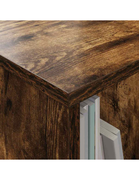 Scaffale per riviste Rovere fumé 68,5 x 30 x 45 cm