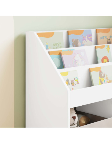 Libreria per Bambini Bianco 72,5 x 29,5 x 69 cm
