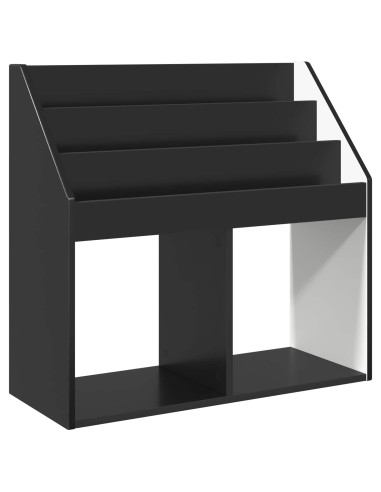 Libreria per Bambini Nero 72,5 x 29,5 x 69 cm Legno multistrato