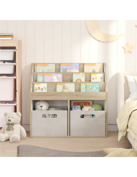 Libreria per Bambini Rovere Sonoma 72,5 x 29,5 x 69 cm