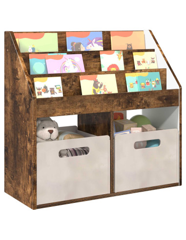 Libreria per Bambini Rovere fumé 72,5 x 29,5 x 69 cm