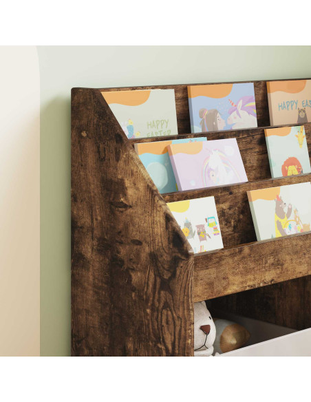 Libreria per Bambini Rovere fumé 72,5 x 29,5 x 69 cm