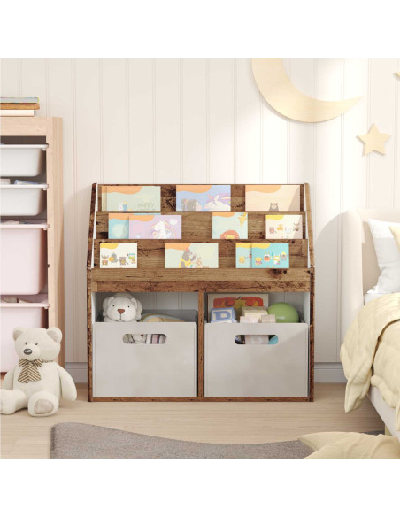 Libreria per Bambini Legno vecchio 72,5 x 29,5 x 69 cm