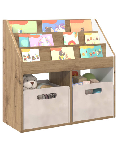 Libreria per Bambini Rovere artigianale 72,5 x 29,5 x 69 cm