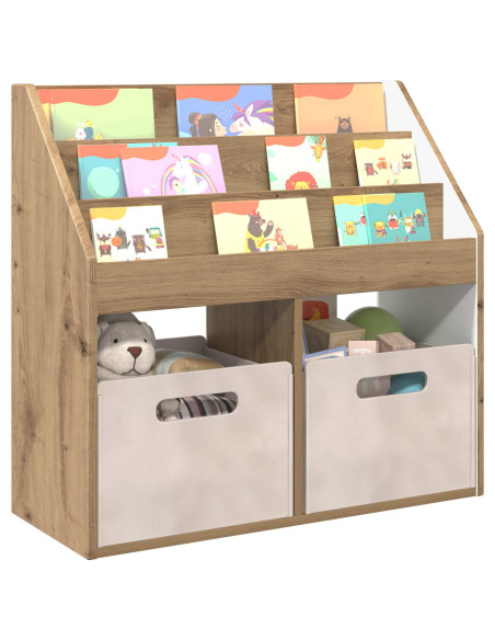 Libreria per Bambini Rovere artigianale 72,5 x 29,5 x 69 cm
