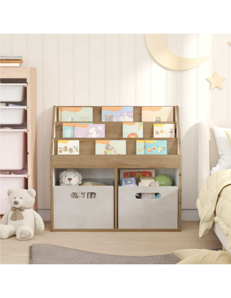 Libreria per Bambini Rovere artigianale 72,5 x 29,5 x 69 cm
