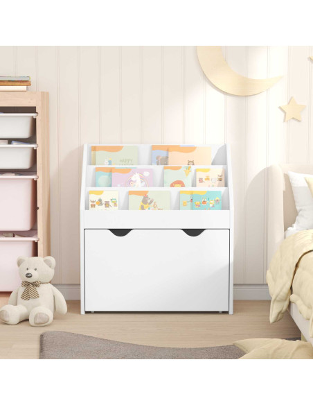 Libreria per Bambini Bianco 60 x 29,5 x 69 cm Legno multistrato