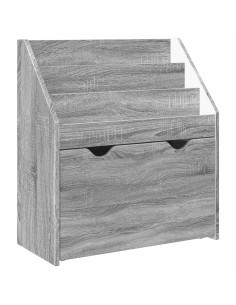 Libreria per Bambini Grigio Sonoma 60 x 29,5 x 69 cm 2