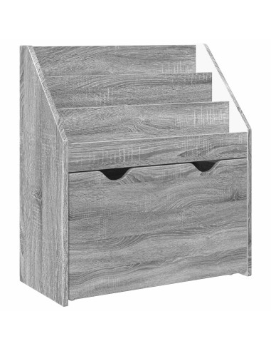 Libreria per Bambini Grigio Sonoma 60 x 29,5 x 69 cm