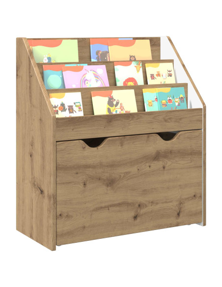 Libreria per Bambini Rovere artigianale 60 x 29,5 x 69 cm