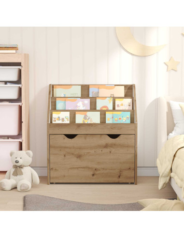 Libreria per Bambini Rovere artigianale 60 x 29,5 x 69 cm