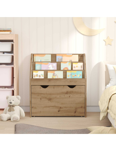 Libreria per Bambini Rovere artigianale 60 x 29,5 x 69 cm