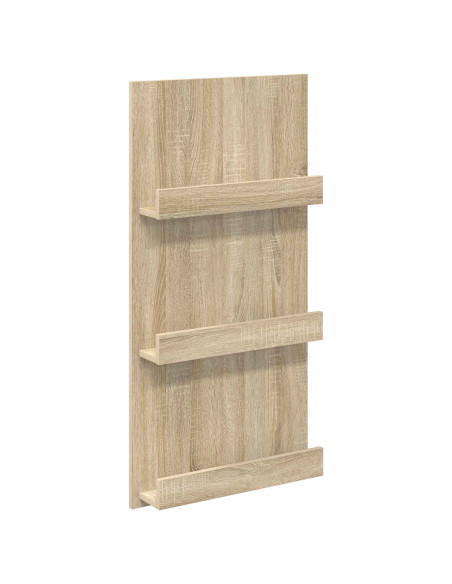 Scaffale per riviste Rovere Sonoma 51 x 11 x 102 cm