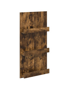 Scaffale per riviste Rovere fumé 51 x 11 x 102 cm 2
