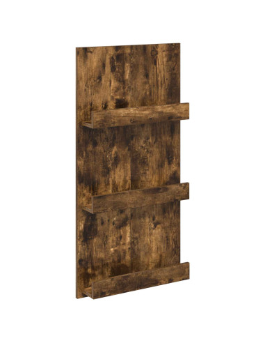 Scaffale per riviste Rovere fumé 51 x 11 x 102 cm